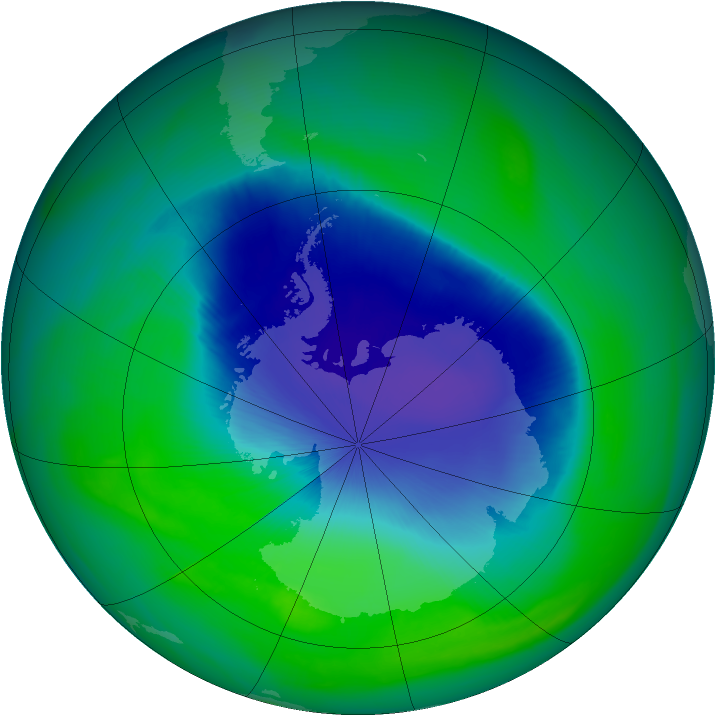 Ozone Map 2007-11-22
